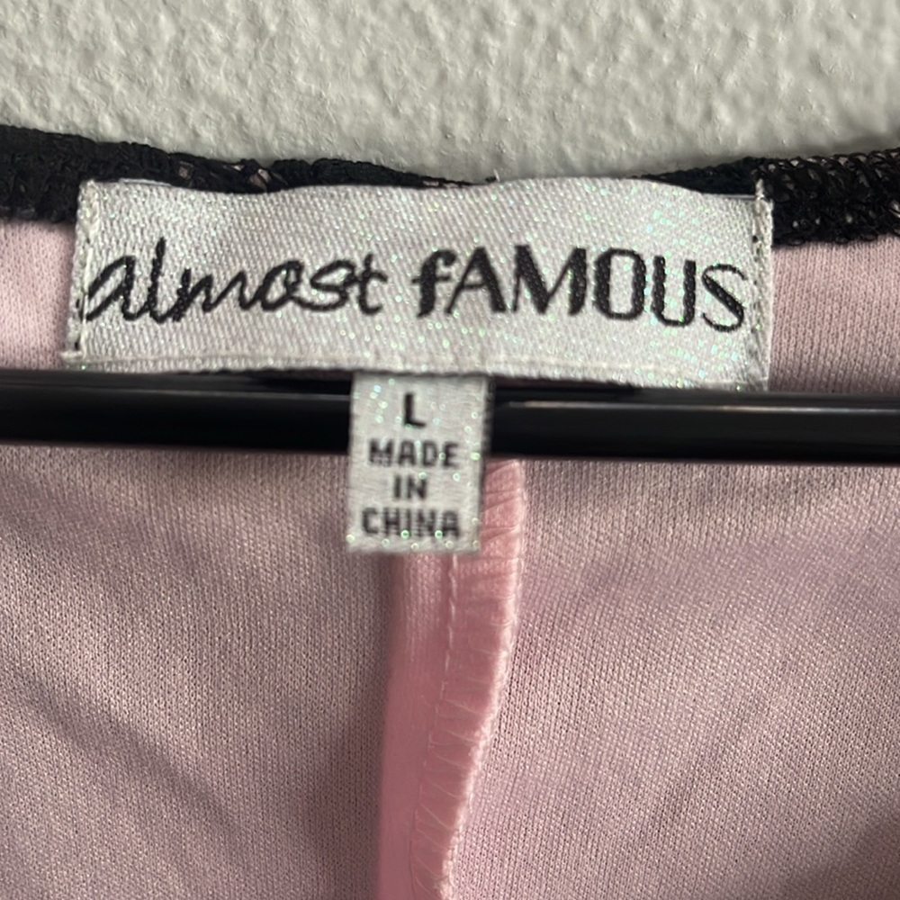 Almost Famous Midi Black Lace Dress Size Large - Picture 7 of 10